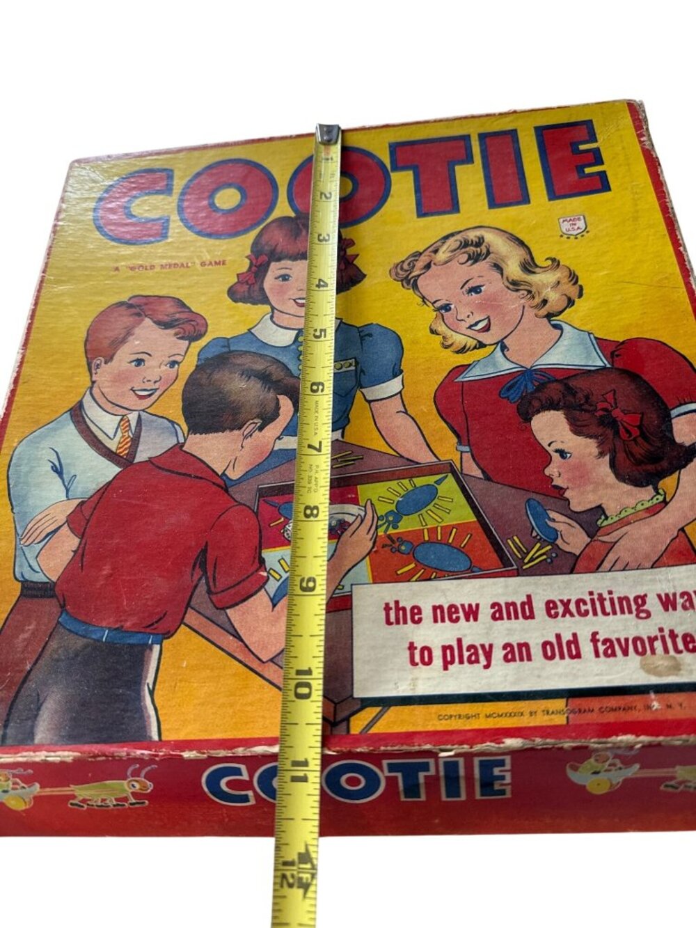 Vintage 1949 Transogram Cootie Board Game Complete Set Retro Family Fun - Picture 4 of 6